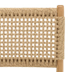 Valeria - Lot De 2 Tabourets Bar De Jardin - Bois Clair/Beige