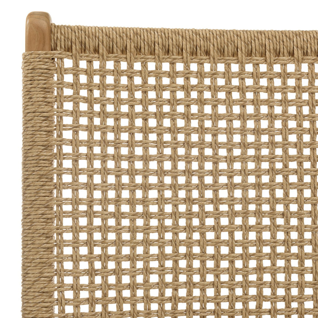 Valeria - Lot De 2 Fauteuils Jardin - Bois Clair/Beige