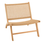 Valeria - Lot De 2 Fauteuils Jardin - Bois Clair/Beige