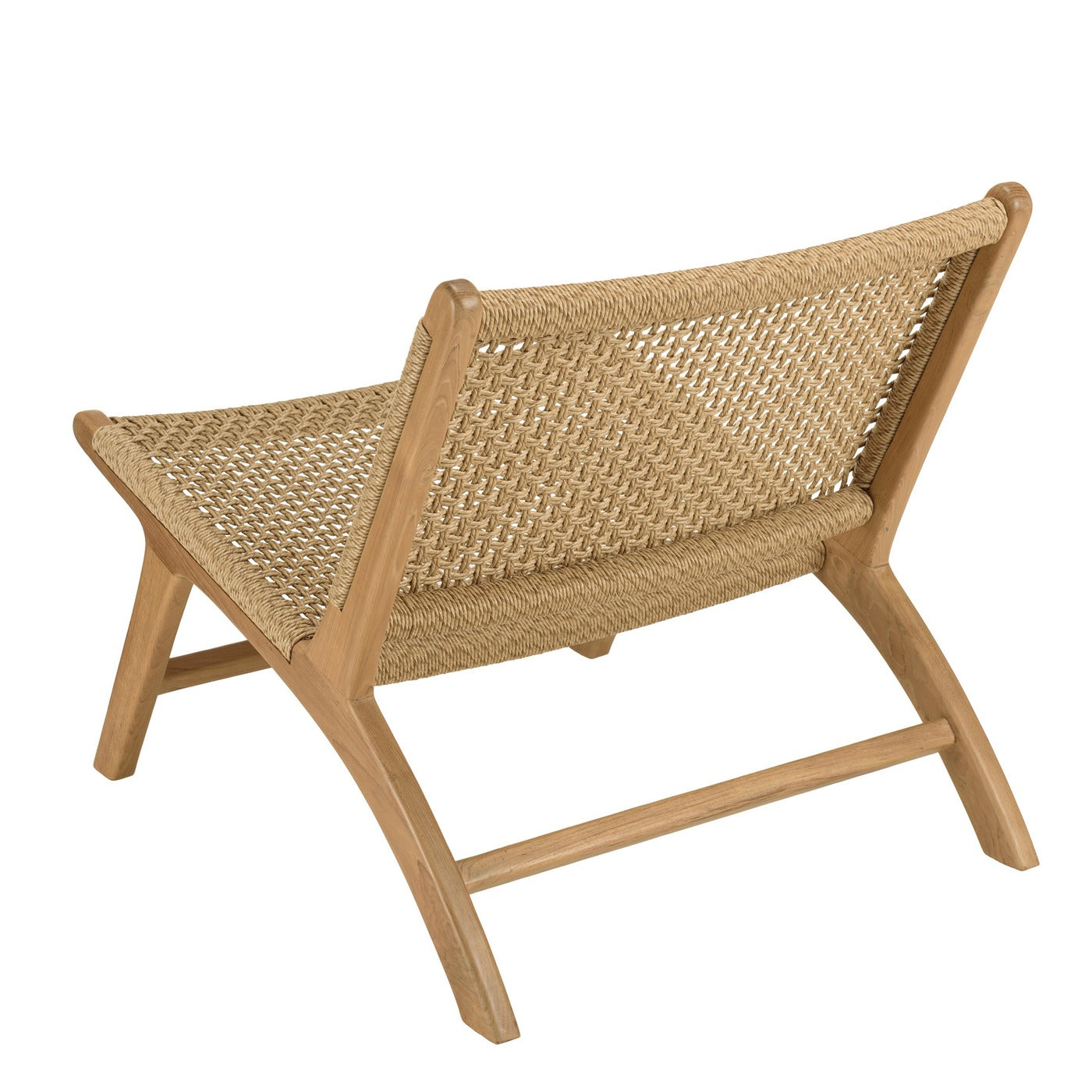 Valeria - Lot De 2 Fauteuils Jardin - Bois Clair/Beige