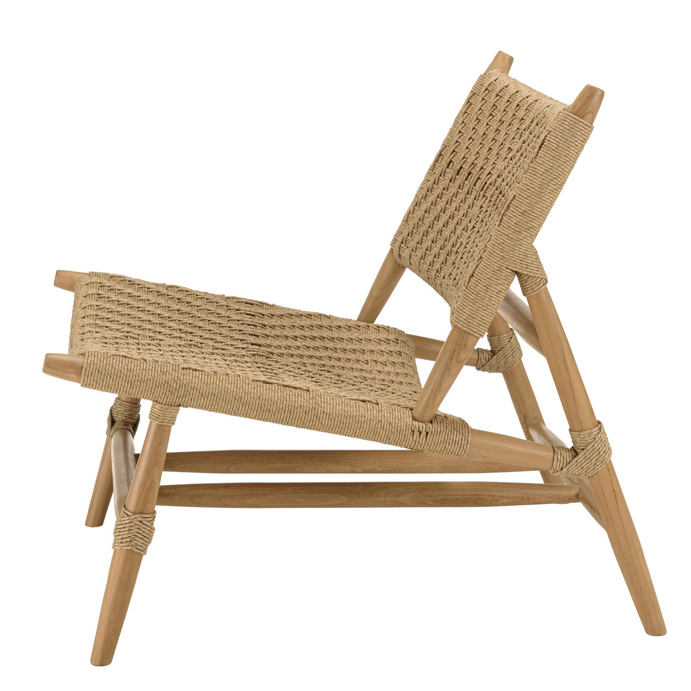 Valeria - Lot De 2 Fauteuils Jardin - Bois Clair/Beige