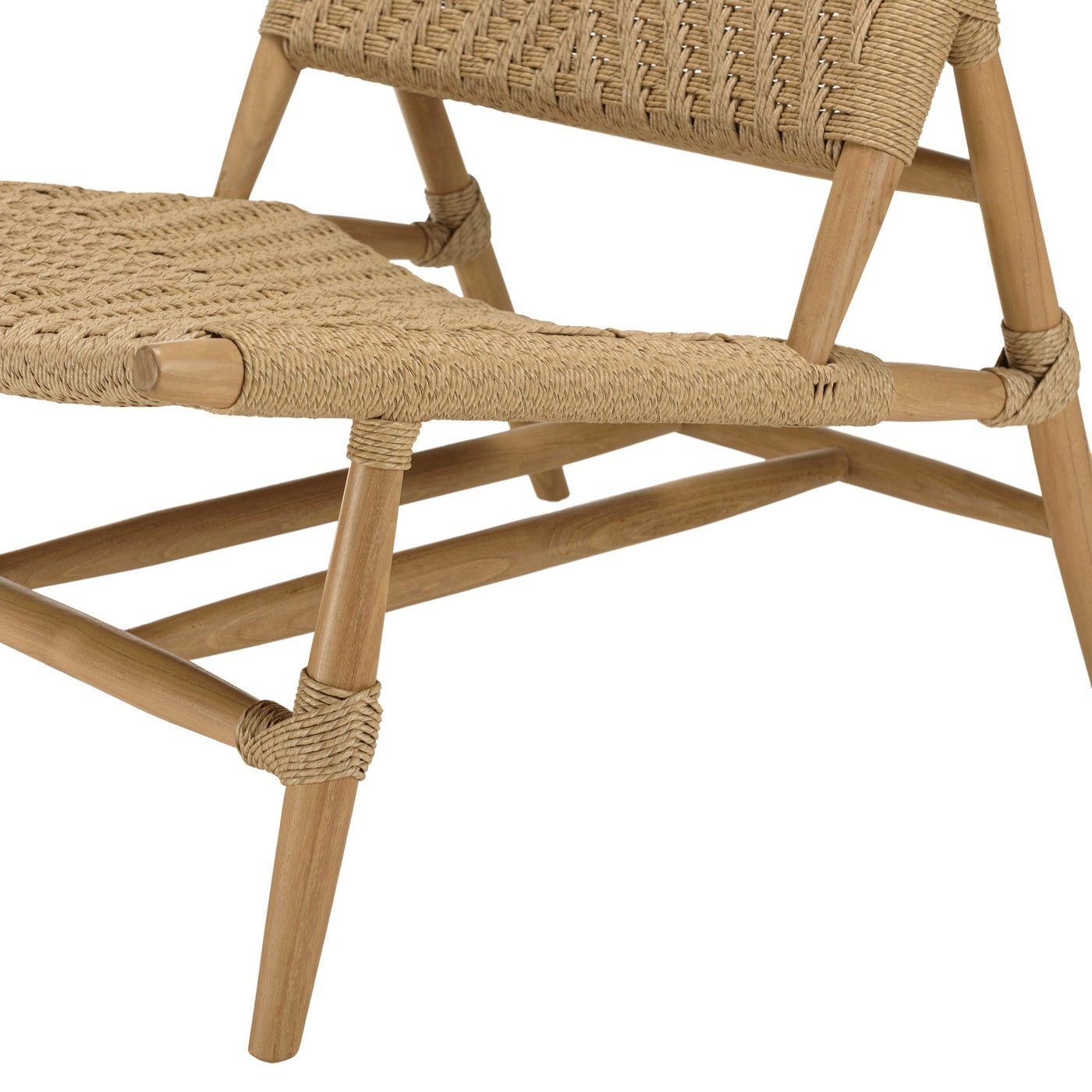 Valeria - Lot De 2 Fauteuils Jardin - Bois Clair/Beige