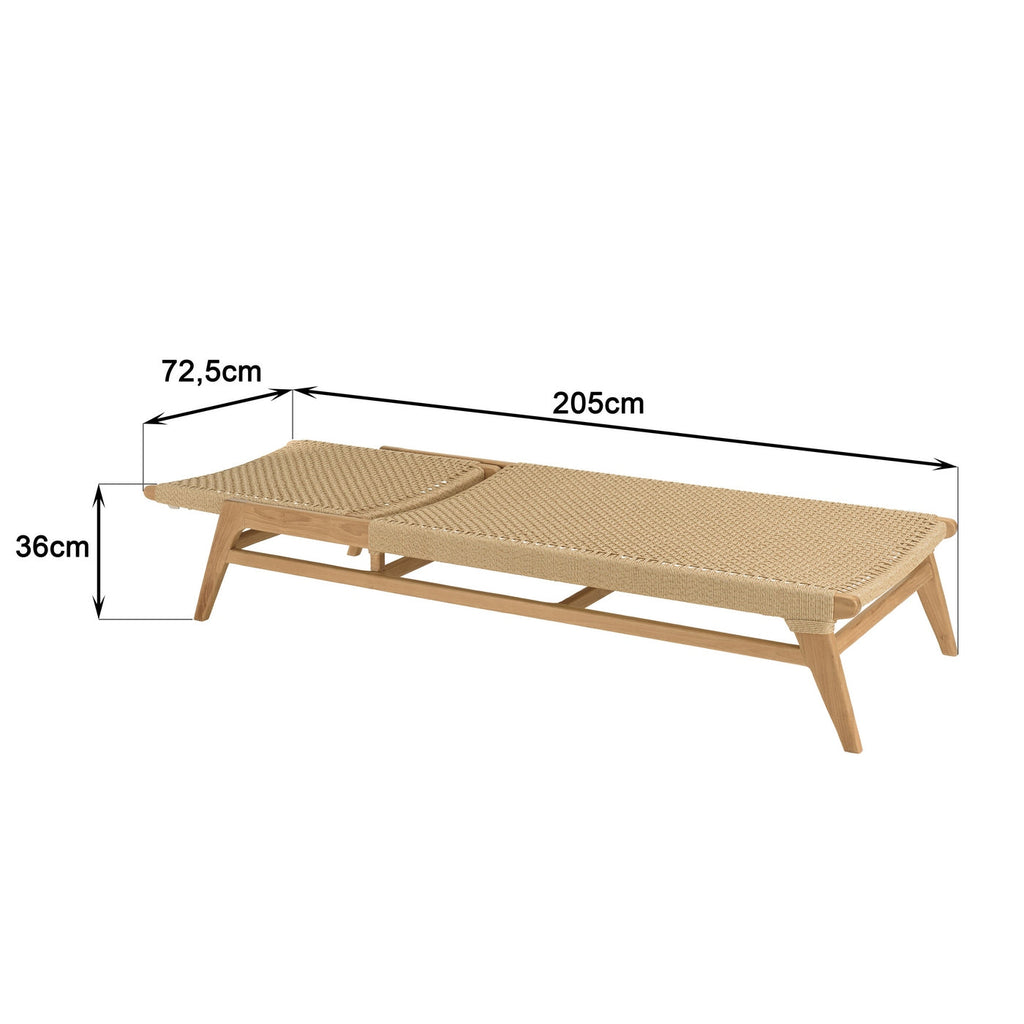 Valeria - Bain De Soleil - Bois Clair/Beige