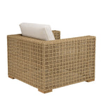 Valeria - Salon De Jardin 6 Places - Beige/Blanc/Bois Clair