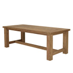 Valeria - Salon De Jardin 6/8 Pers - Beige/Bois Clair/Marron