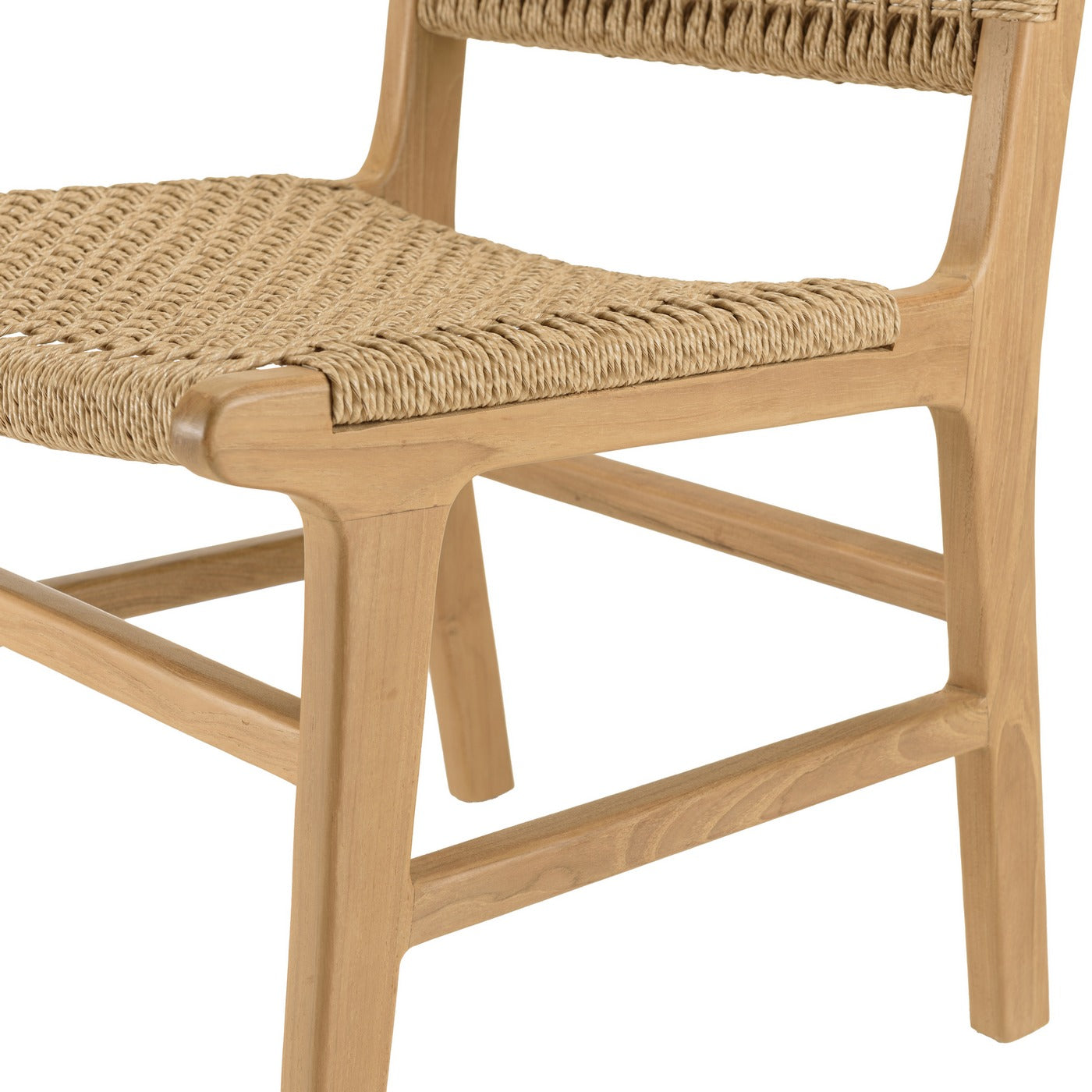 Valeria - Salon De Jardin 6/8 Pers - Beige/Bois Clair/Marron