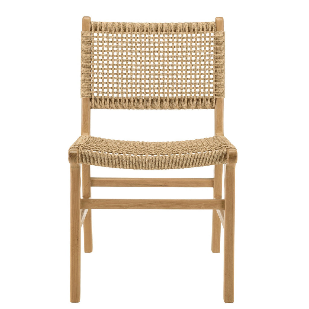 Valeria - Salon De Jardin 6/8 Pers - Beige/Bois Clair/Marron