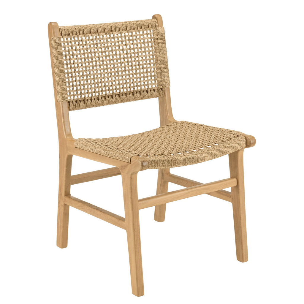 Valeria - Salon De Jardin 6/8 Pers - Beige/Bois Clair/Marron