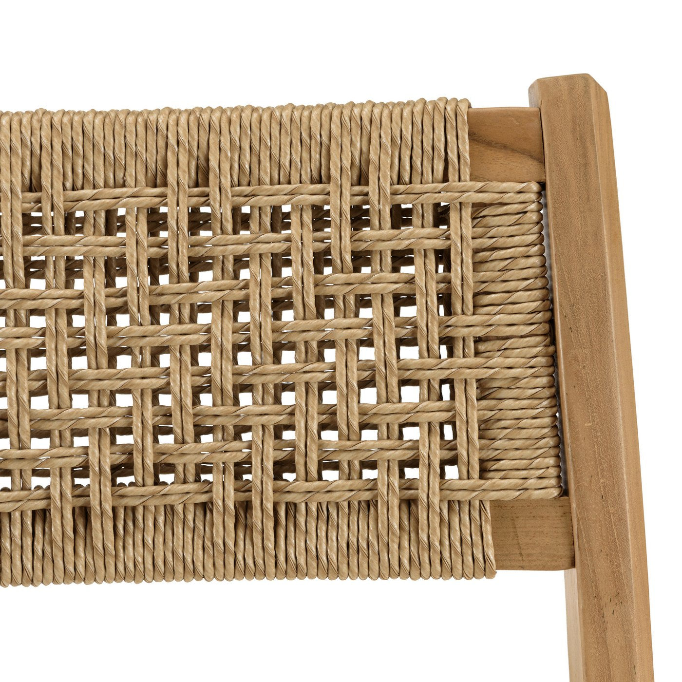 Valeria - Salon De Jardin 6/8 Pers - Beige/Bois Clair/Marron