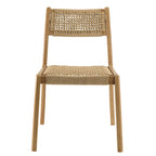 Valeria - Salon De Jardin 6/8 Pers - Beige/Bois Clair/Marron