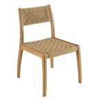 Valeria - Salon De Jardin 6/8 Pers - Beige/Bois Clair/Marron
