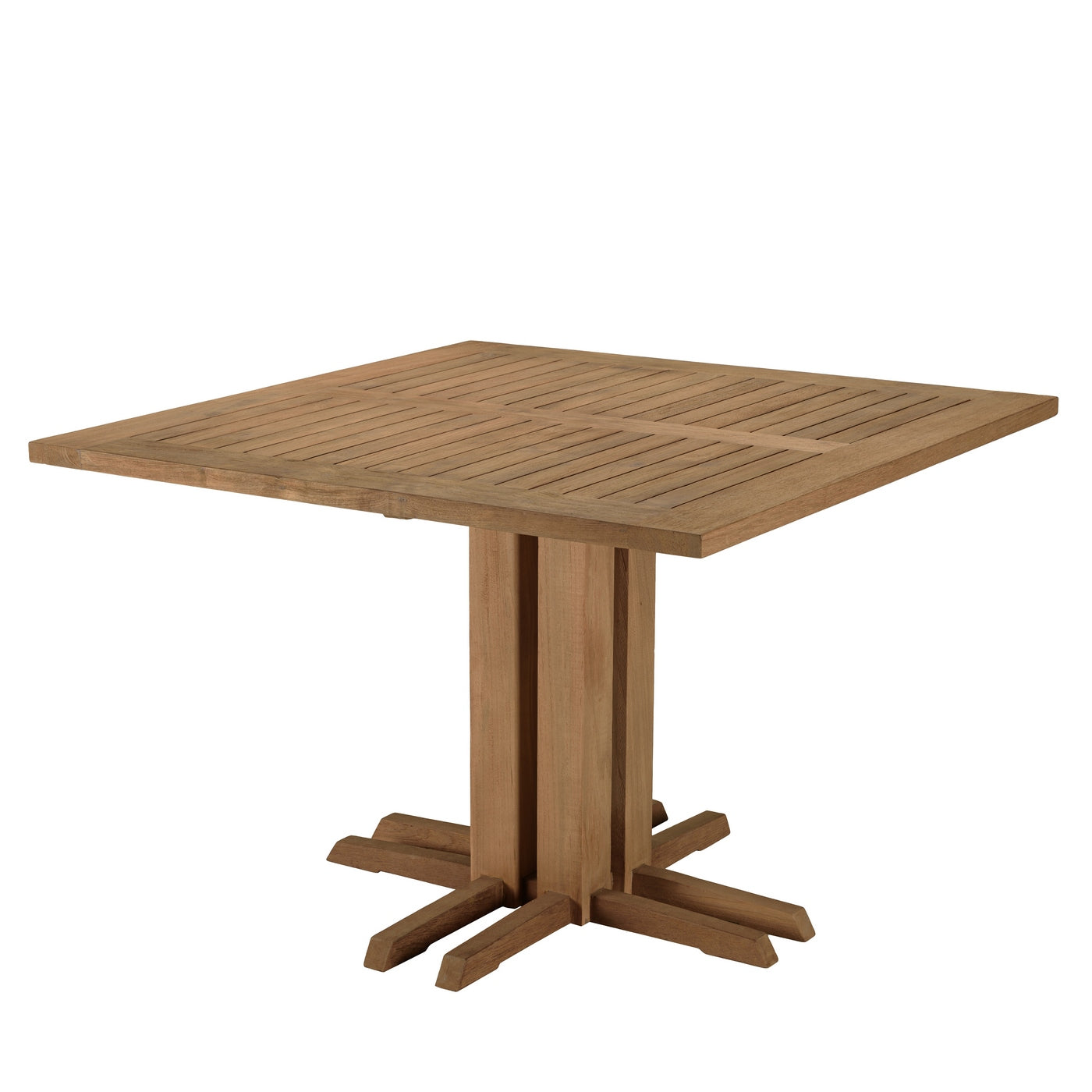 Valeria - Salon De Jardin 4 Pers - Beige/Bois Clair/Marron/Noir