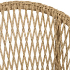 Valeria - Salon De Jardin - Beige/Blanc/Bois Clair/Marron