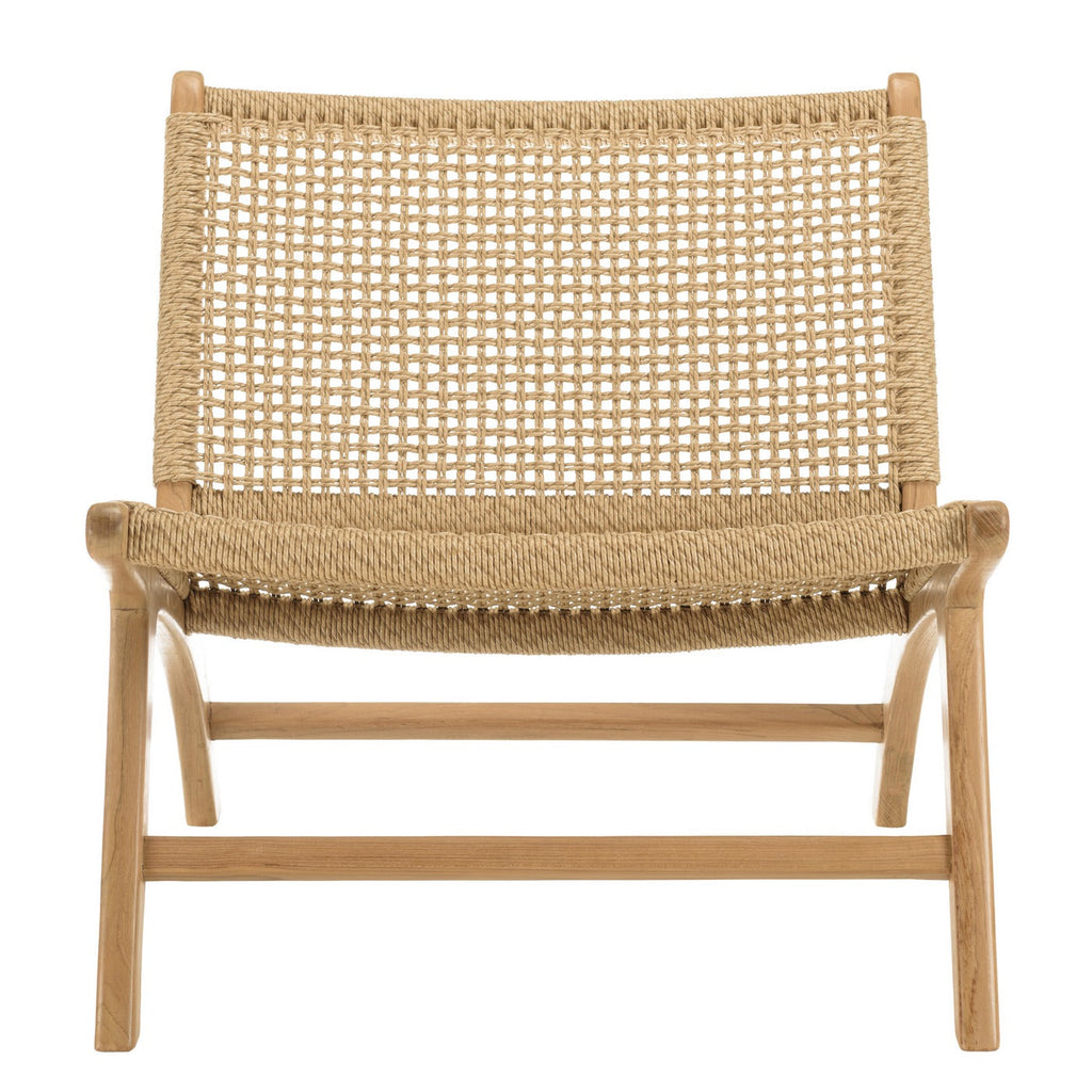Valeria - Salon De Jardin - Beige/Bois Clair/Marron