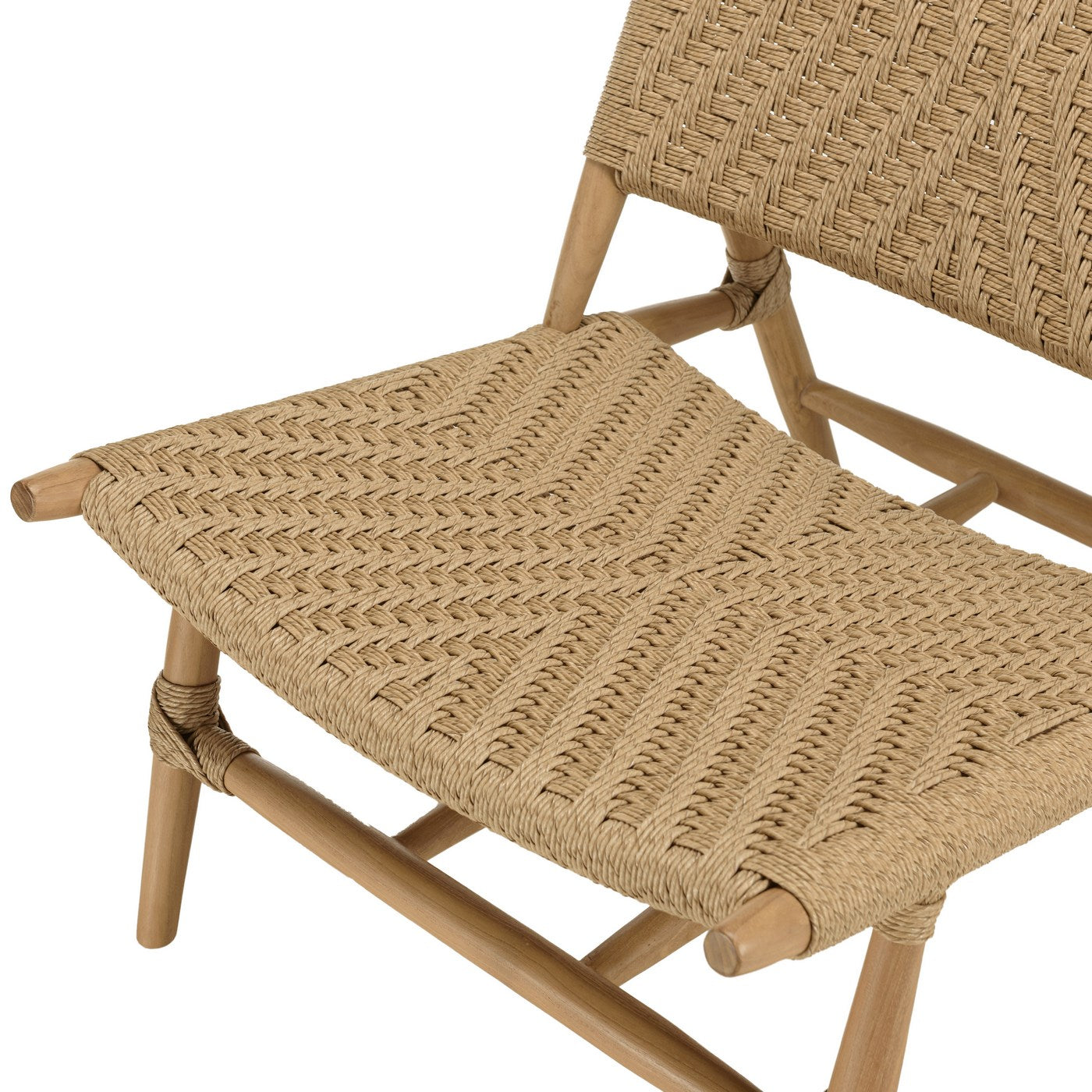 Valeria - Salon De Jardin - Beige/Bois Clair/Marron