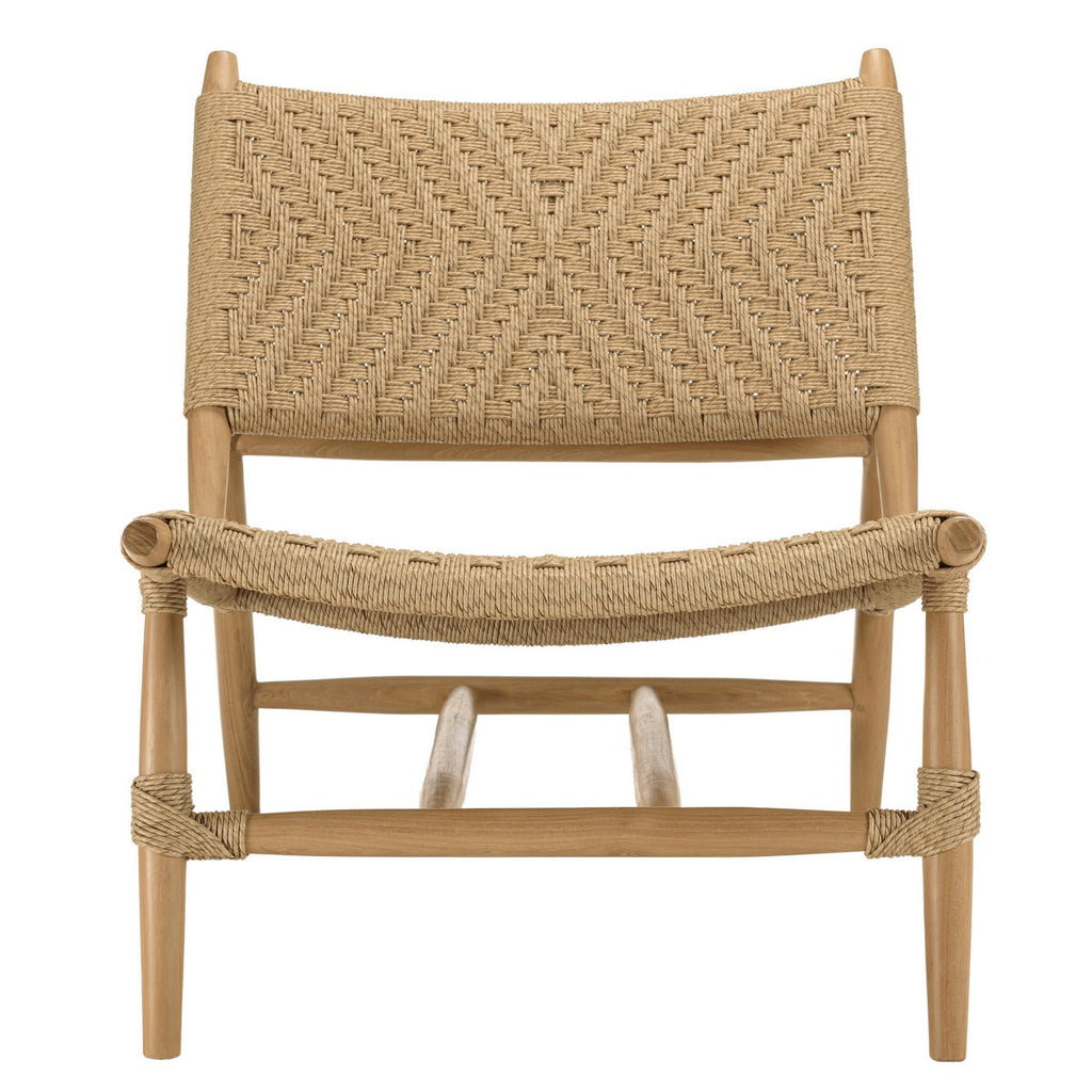 Valeria - Salon De Jardin - Beige/Bois Clair/Marron