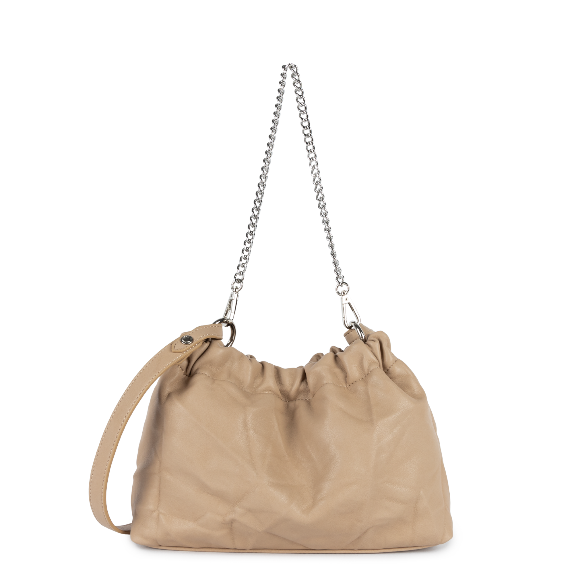 sac trotteur - froissé #couleur_beige-fonc