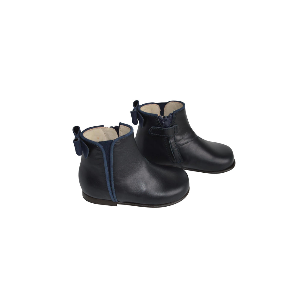 Bottines Boots Albertine - Cuir Marine - Fille