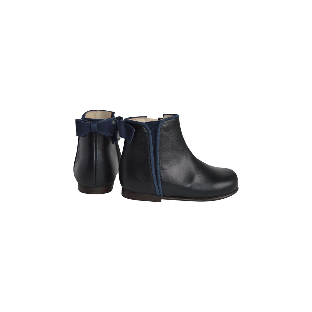 Bottines Boots Albertine - Cuir Marine - Fille