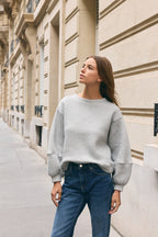 Sweat-shirt Le May - Gris Clair