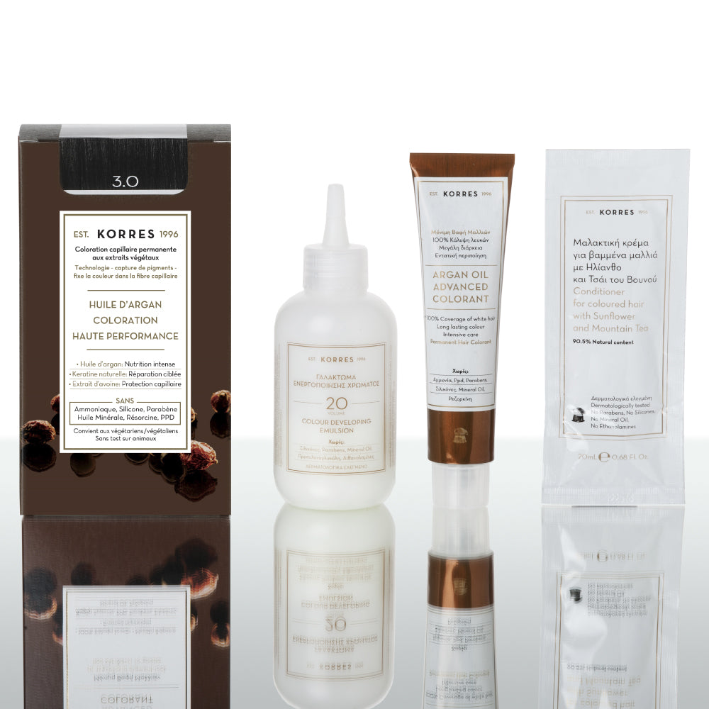 3.0 Châtain Foncé Naturel Coloration - Argan