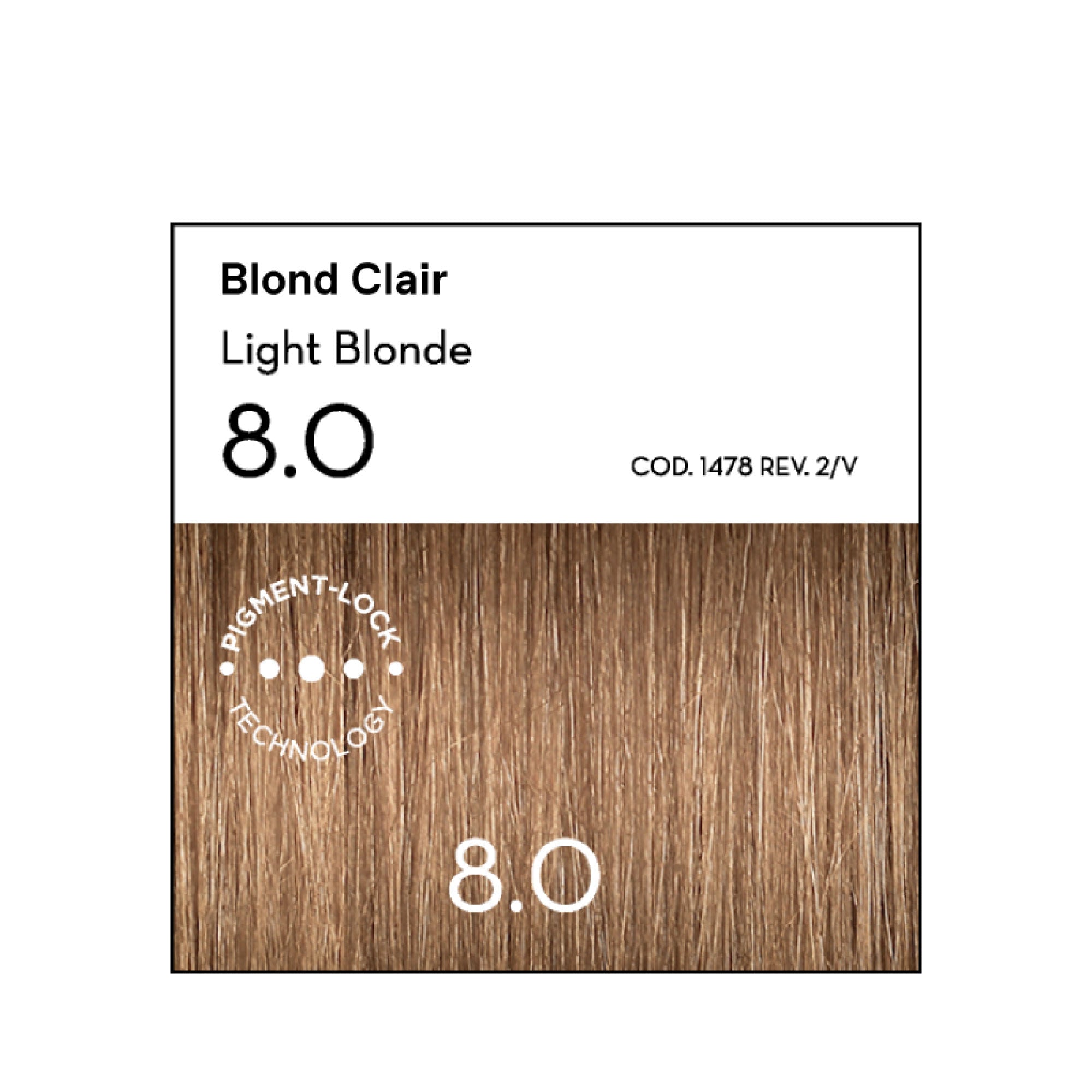 8.0 Blond Clair Coloration - Argan