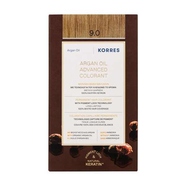 9.0 Blond Très Clair Coloration - Argan