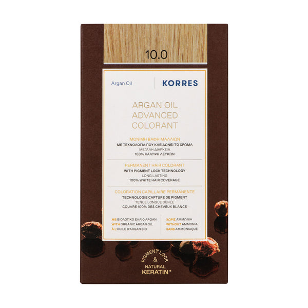 10.0 Blond Platine Coloration - Argan