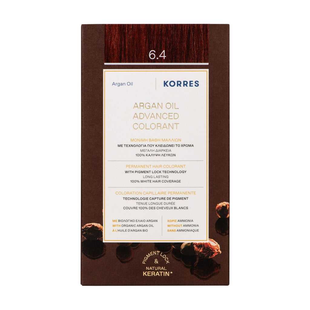 6.4 Blond Fonce Cuivre Coloration - Argan