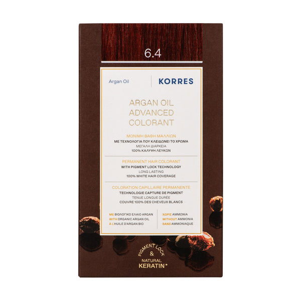 6.4 Blond Fonce Cuivre Coloration - Argan