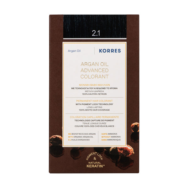 2.1 Noir Bleuté Coloration - Argan
