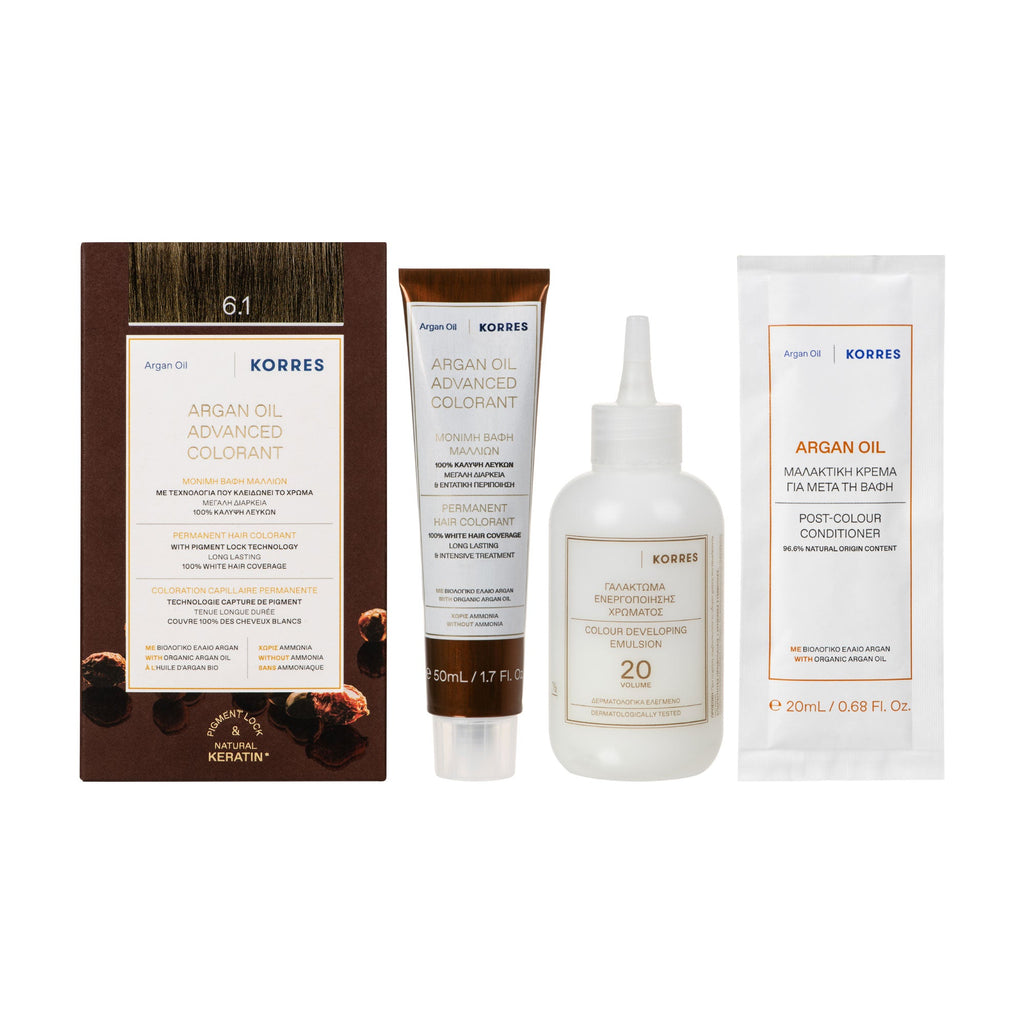 6.1 Blond Foncé Cendre Coloration - Argan