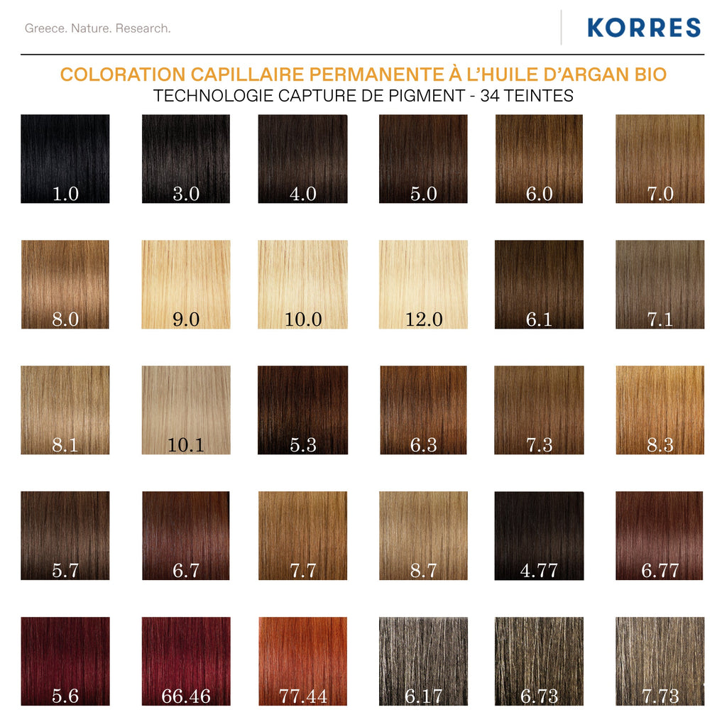 6.1 Blond Foncé Cendre Coloration - Argan