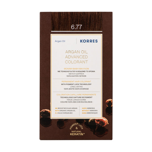 6.77 Blond Foncé Marron Intense Coloration - Argan