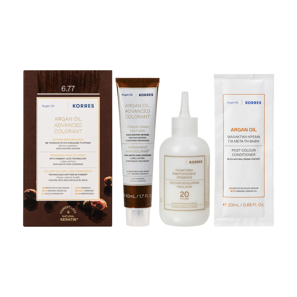 6.77 Blond Foncé Marron Intense Coloration - Argan