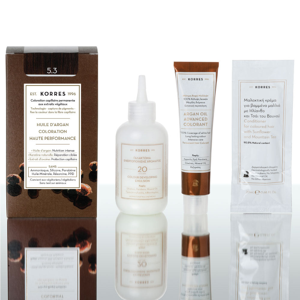 5.3 Châtain Doré Coloration - Argan