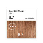 8.7 Blond Clair Marron Coloration - Argan