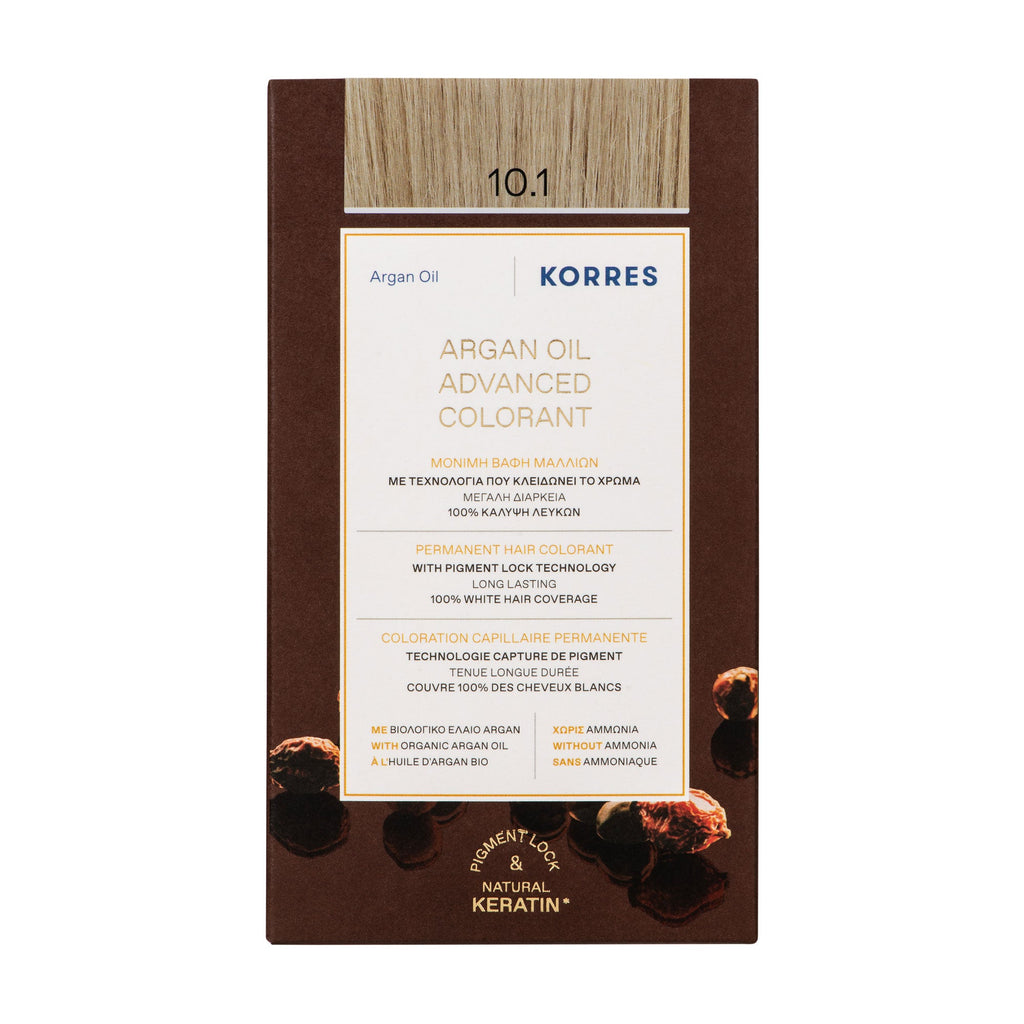 10.1 Blond Platine Cendré Coloration - Argan