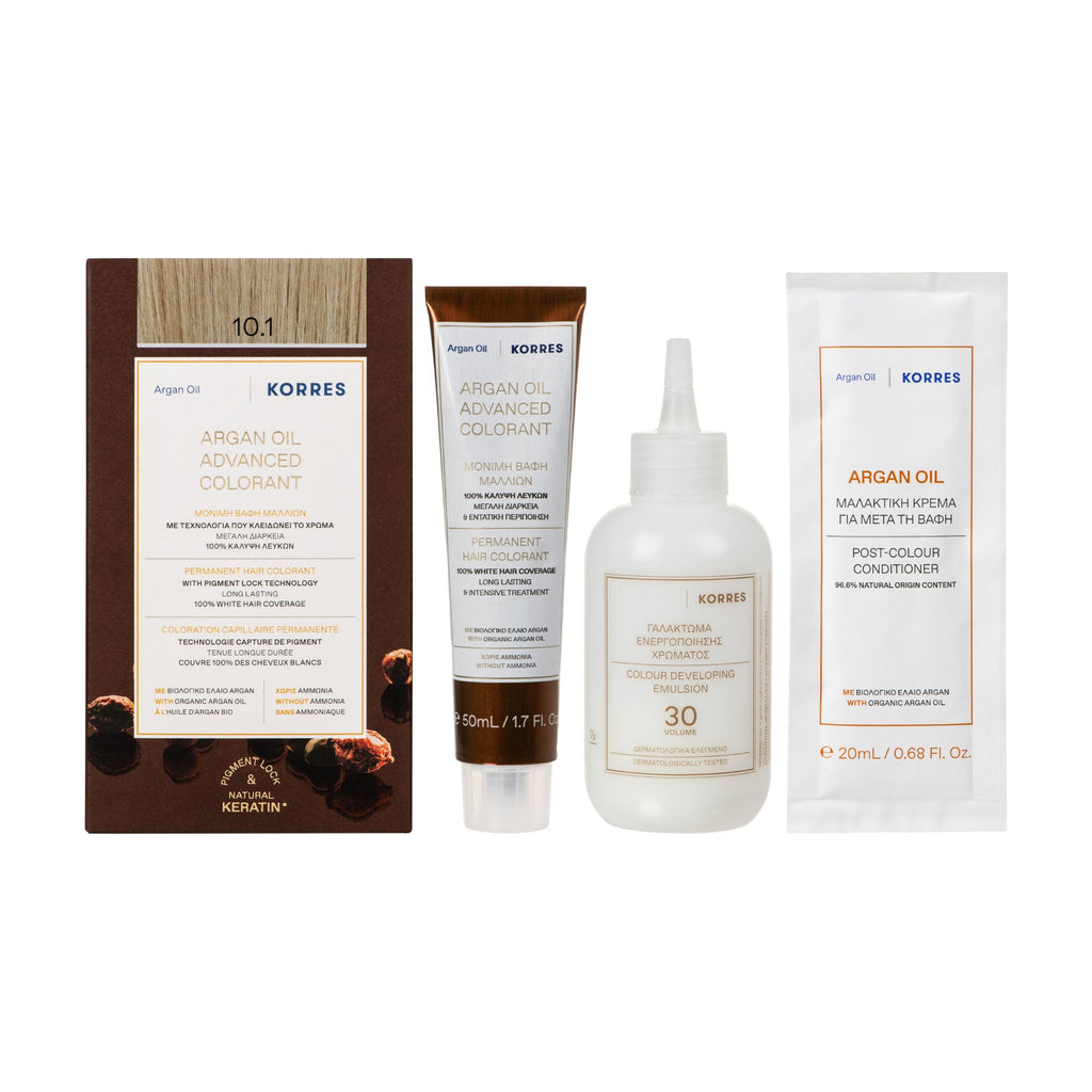 10.1 Blond Platine Cendré Coloration - Argan