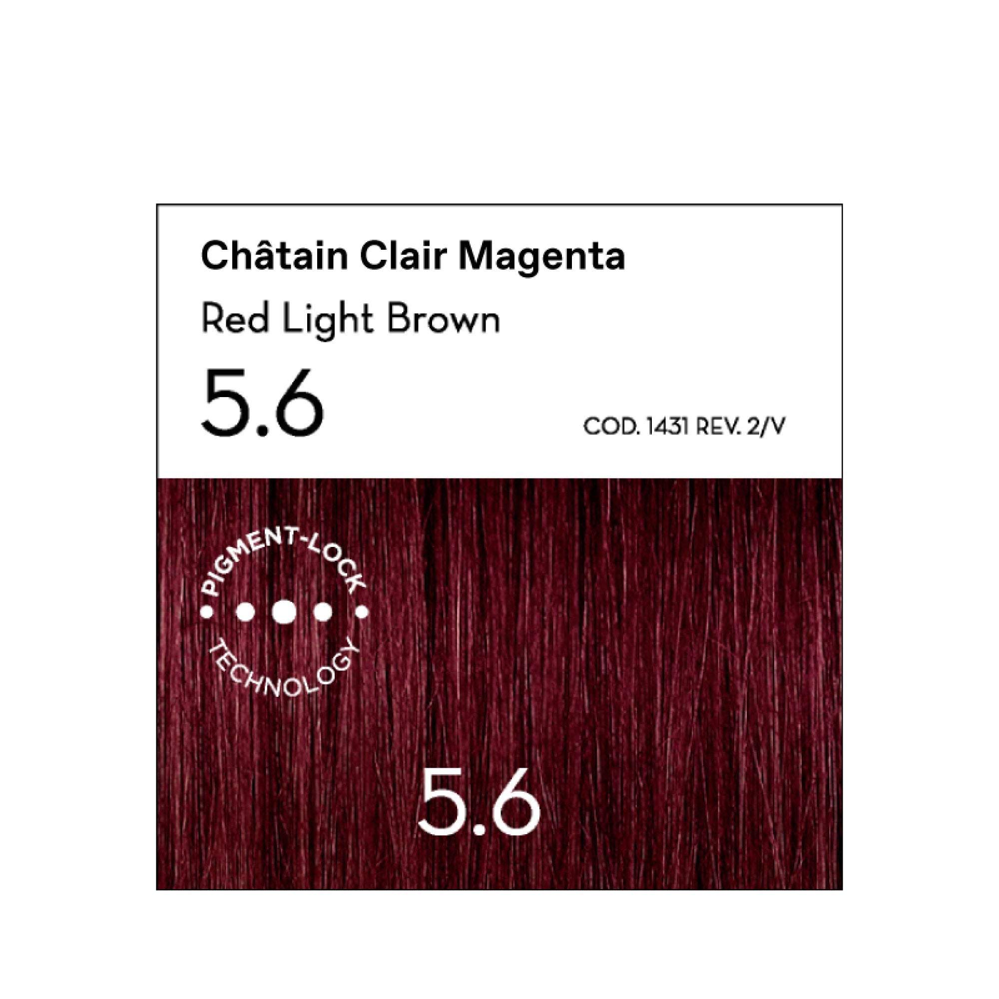5.6 Châtain Clair Magenta Coloration - Argan