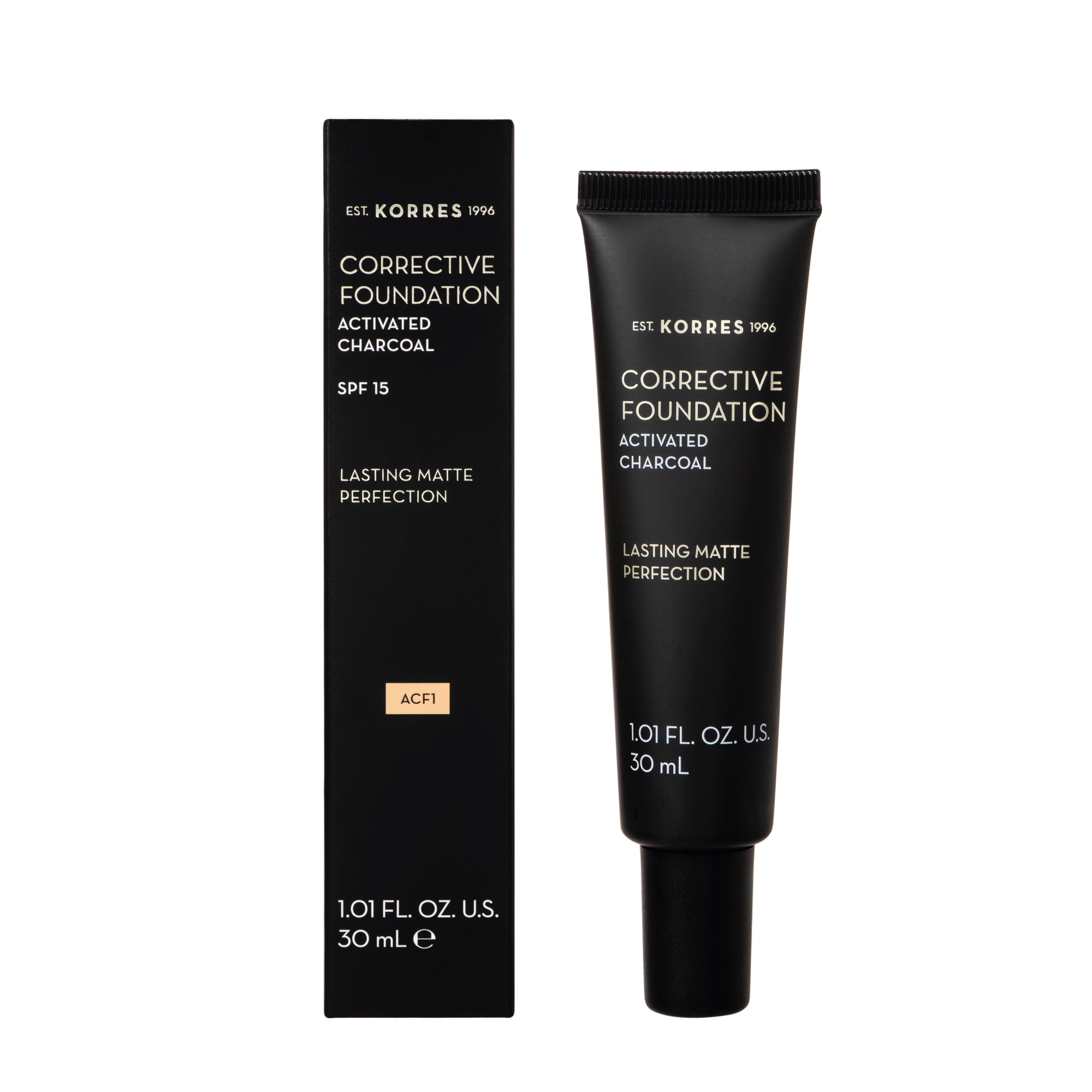 Fond De Teint Correcteur, Charbon Actif Spf15 - Teinte 1