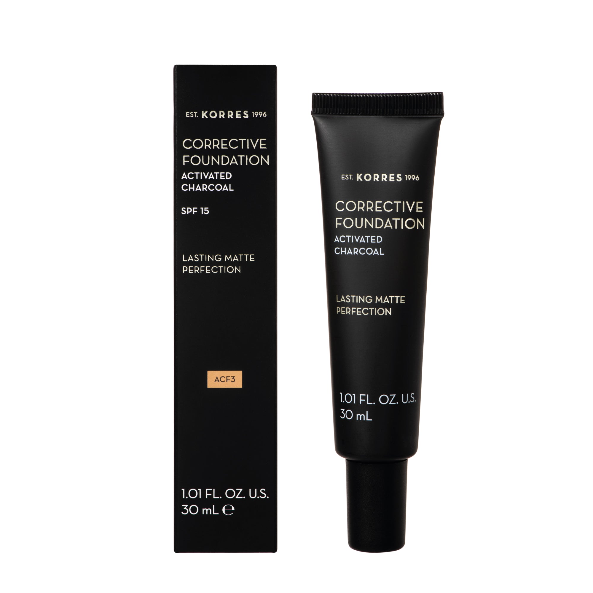 Fond De Teint Correcteur, Charbon Actif Spf15 - Teinte 3