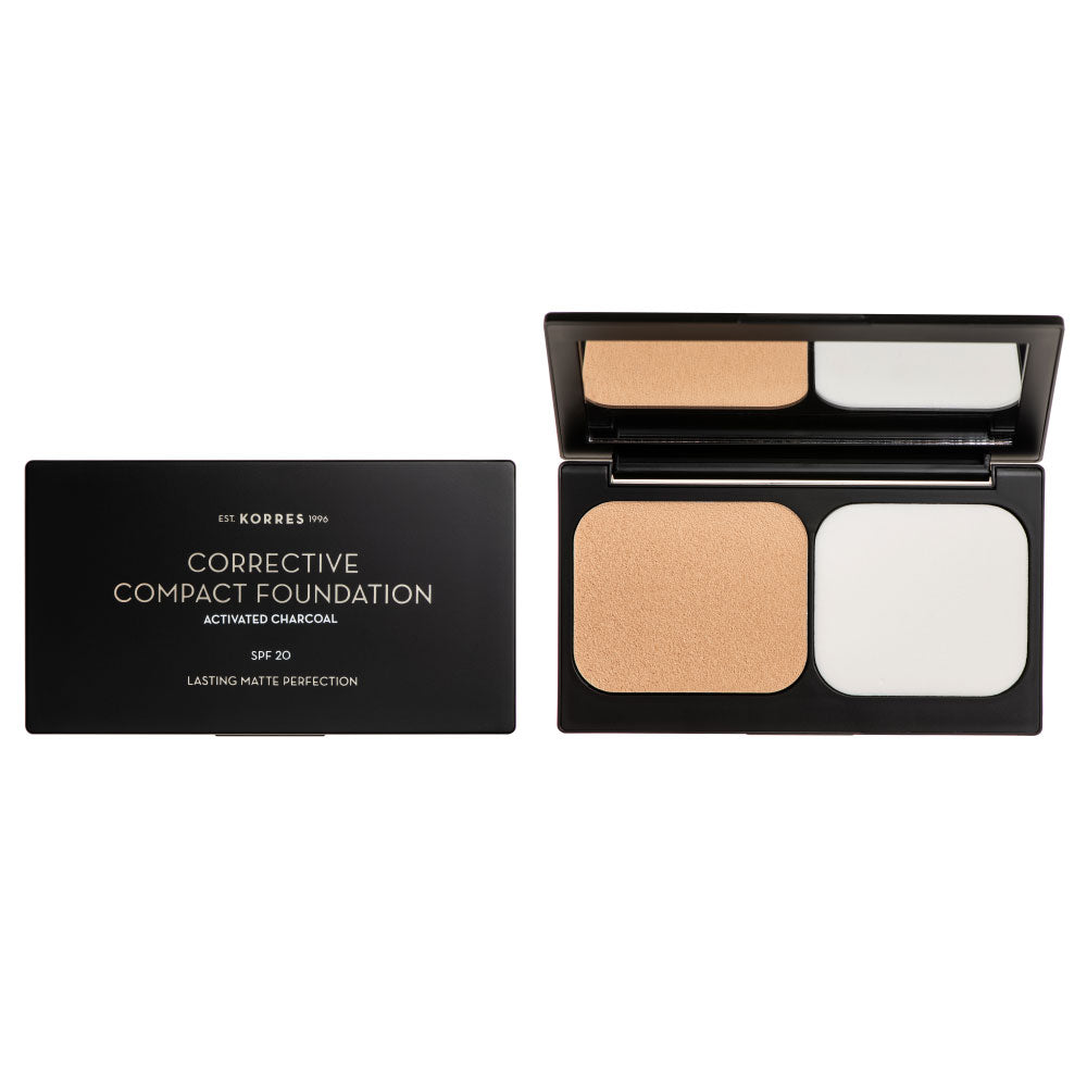 Fond De Teint Compact Correcteur - Charbon Actif Spf20 - Teinte 1