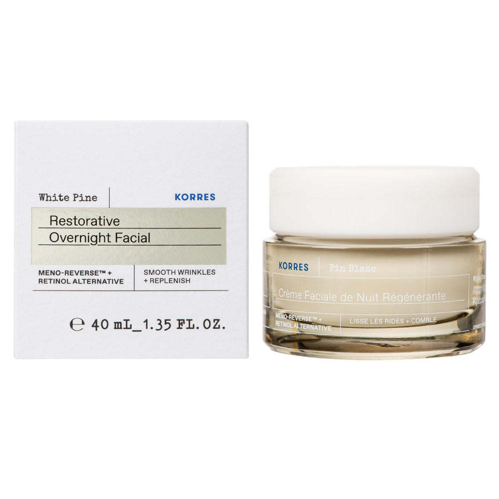 Pin Blanc Crème Nuit Régénérante 40Ml - Meno-Reverse
