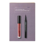 Coffret Make-Up Yeux & Levres - Eyeliner Noir + Rouge Levres Fini Mat Red