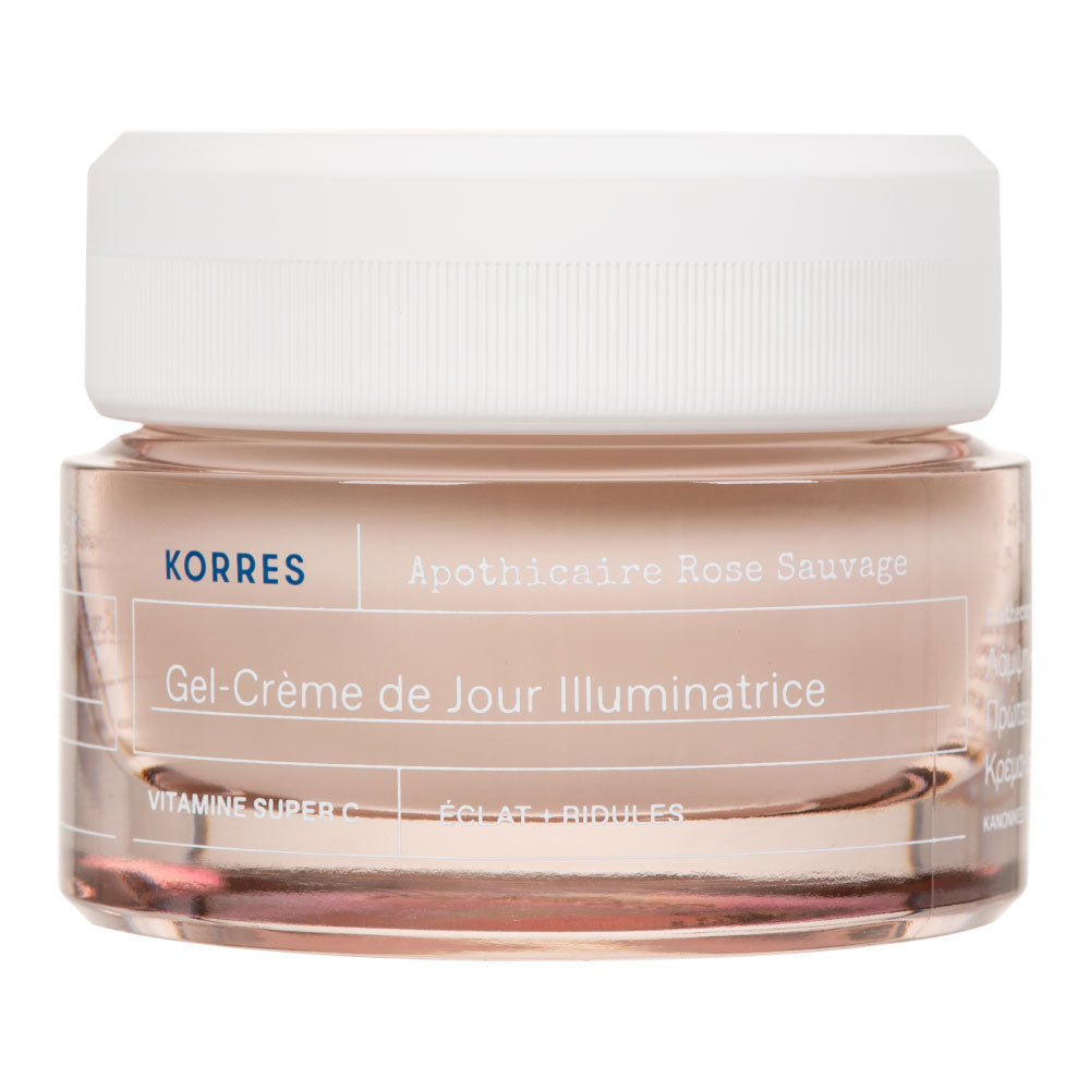 Gel-Crème De Jour Illuminateur - Rose Sauvage - 40Ml