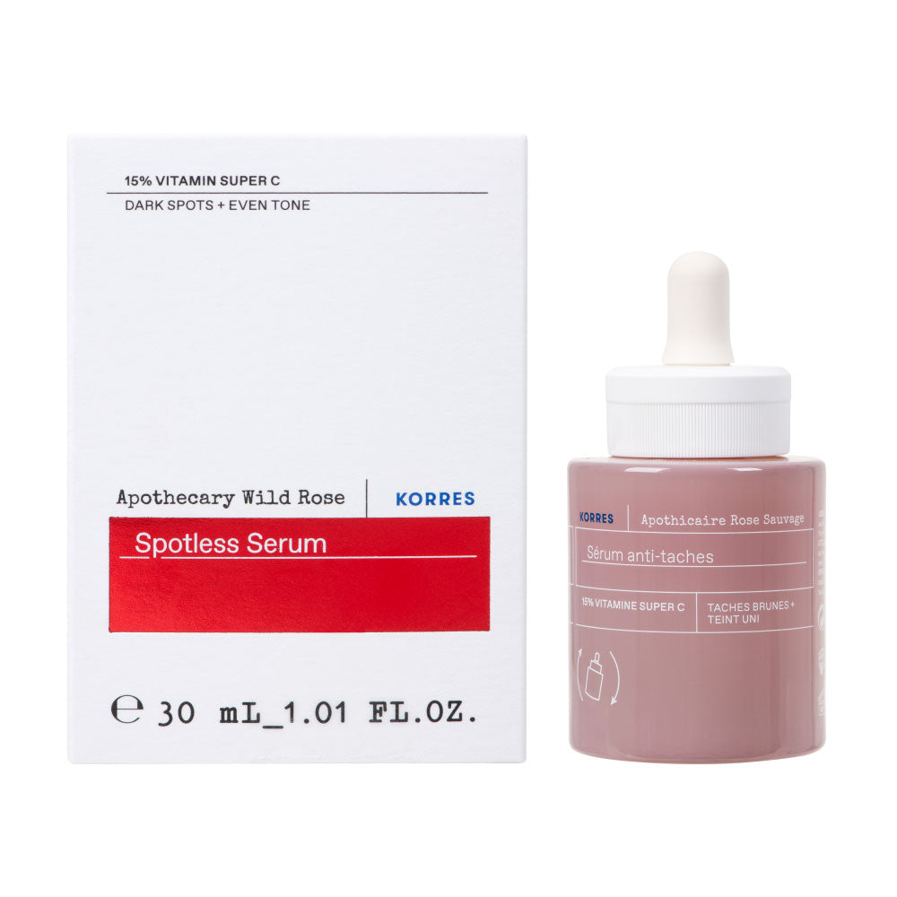 Sérum Eclat Anti-Taches 15% Super Vitamine C - Rose Sauvage - 30Ml