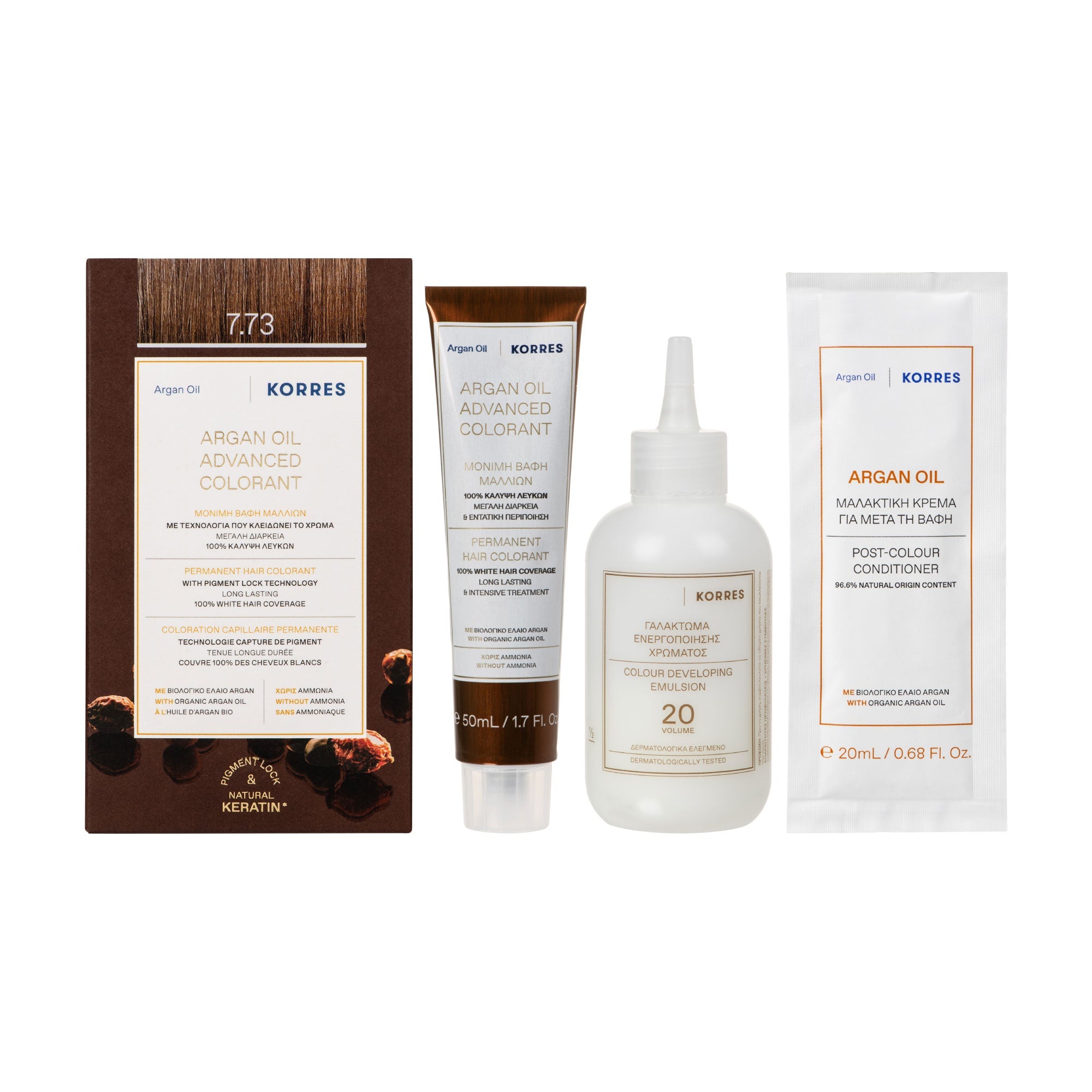 7.73 Doré Moca Coloration - Argan