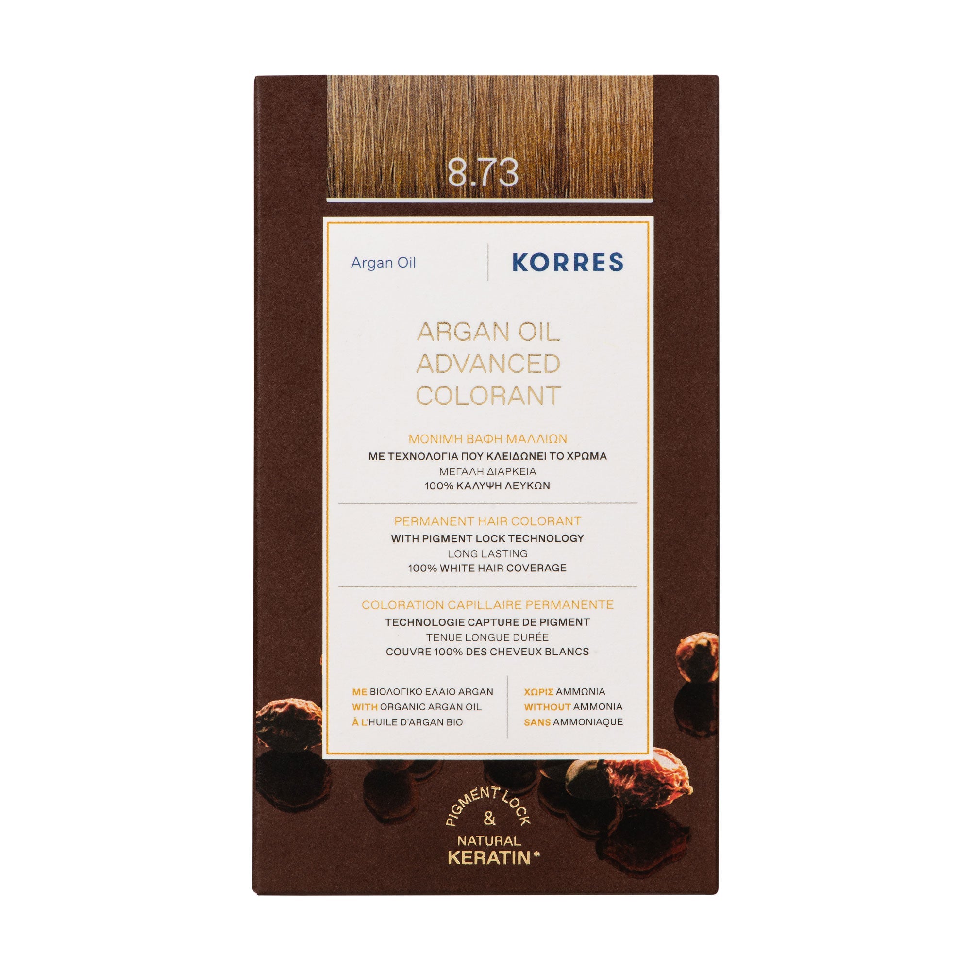 8.73 Doré Caramel Coloration - Argan