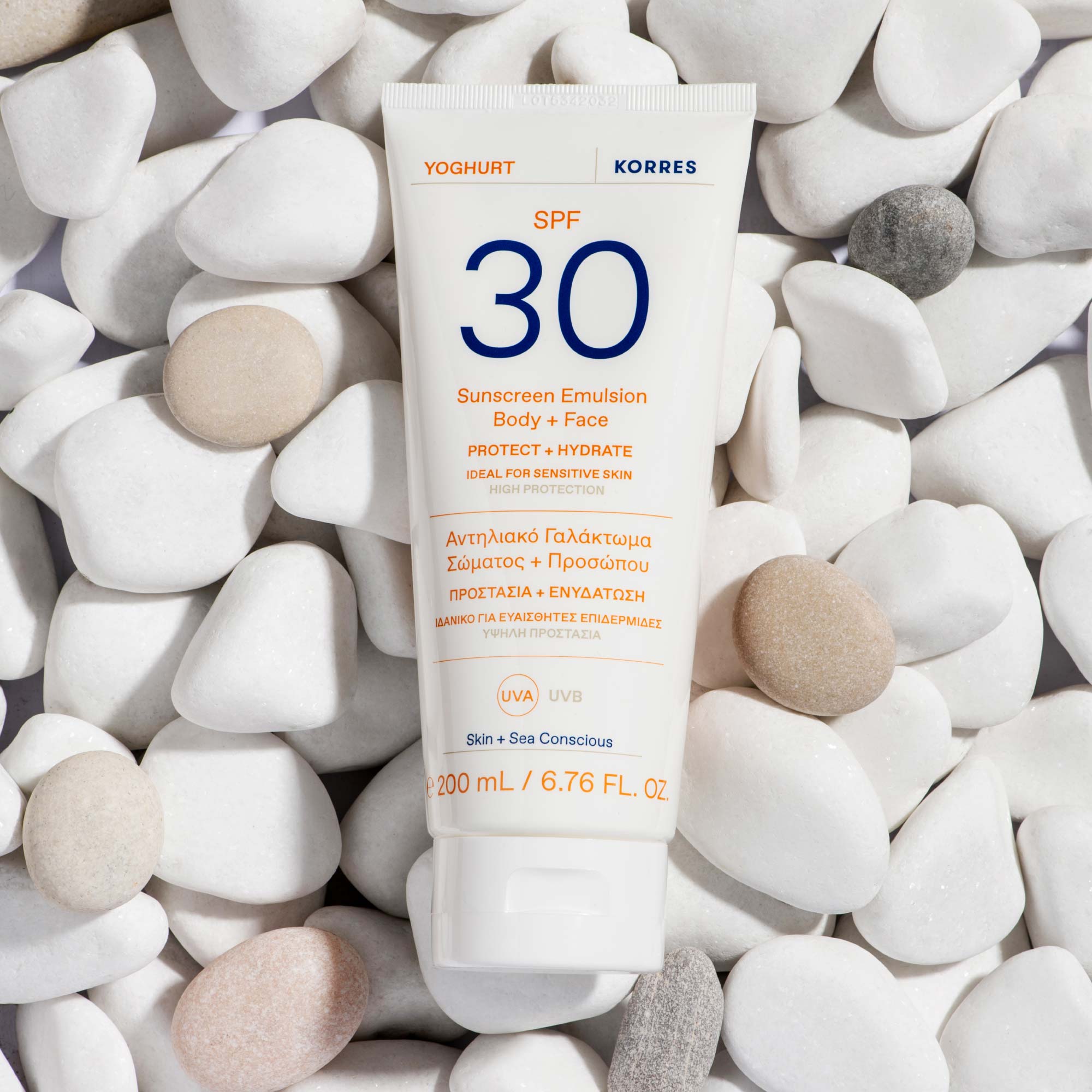 Solaires Yaourt Crème Solaire Visage & Corps Spf30 200Ml